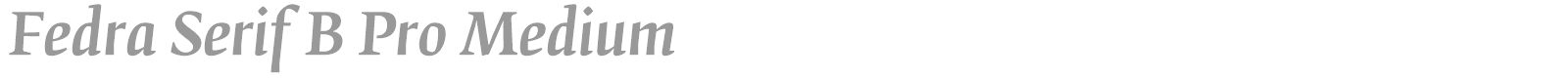 Fedra Serif B Pro font preview